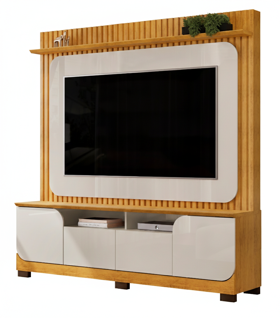 Tv Stand Vogue 33616257 Up To 65  182*188*42Cm Cedar/Bali  (Limited 3 Months Warranty)