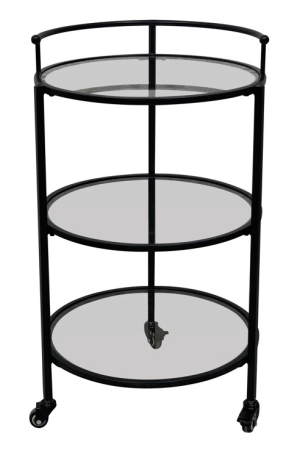 ACCESSORIES BAR CART A54000030 78.9CM*48.0CM*48.0CM BLACK