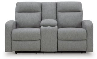 SOFA DBL RECLINER LOVESEAT W CONSOLE MOREAU PLACE 4220494