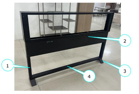 BEDDING METAL FIXTURE KING100-18