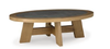 TABLE BRINSTEAD OVAL COCKTAIL TABLE T839-0 1422.4mm W x 863.6mm D x 457.2mm H