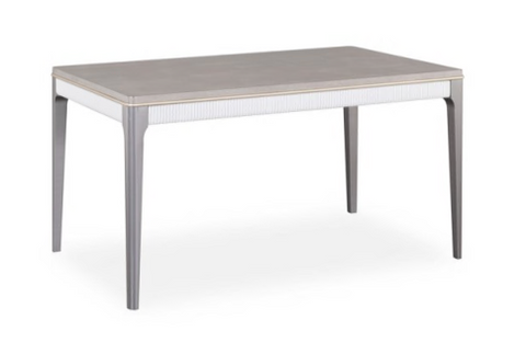DINING TABLE BRENSAN D5956-26 RECT DINING ROOM EXT TABLE 760.0CM*140.0CM*85.0CM GRAY/BEIGE