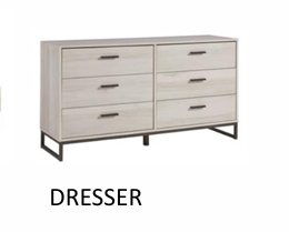 BEDS SOCALLE DRESSER 6 DRAWER  EB1864-231