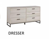 BEDS SOCALLE DRESSER 6 DRAWER  EB1864-231