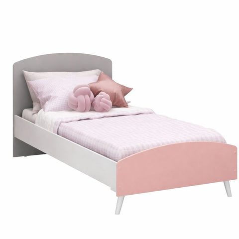 Beds Ternura 2971A Single  White/Pink/Grey  (Limited 3 Months Warranty)