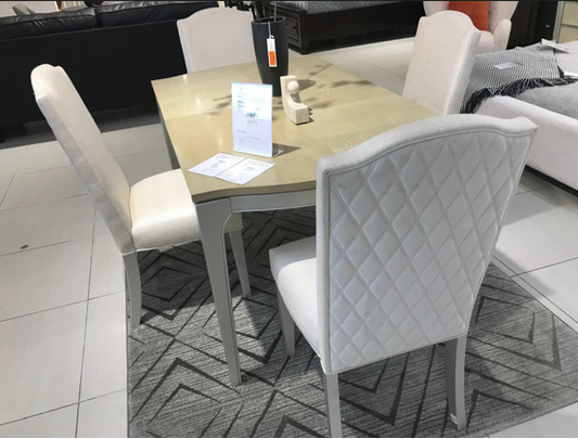 Dining Table Glavina (1 Table + 4 Chairs) Package