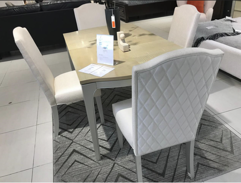 Dining Table Glavina (1 Table + 4 Chairs) Package