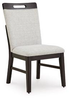 Dining DINING UPH SIDE CHAIR (2/CN) Neymorton D618-01