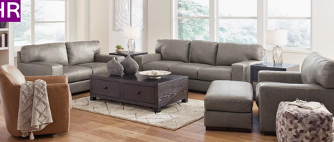 SOFA LOMBARDIA LEATHER (4 PCS) PACKAGE
