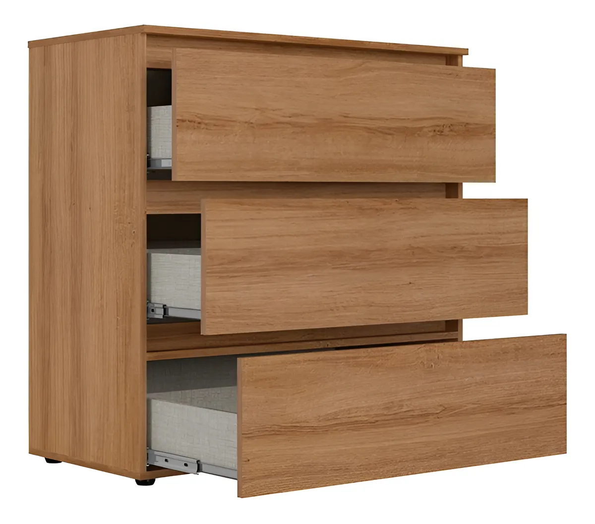 Commode Decore 5745 3 Drawers  92.0Cm*90.0Cm*45.0Cm Cappuccino  (Limited 3 Months Warranty)