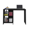 Office Table Matrix 3827 Four Niches  110*35*72.5Cm Black (Limited 3 Months Warranty)
