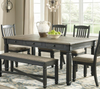 Dining Table Tyler Creek (1 Table + 6 Chairs) Package