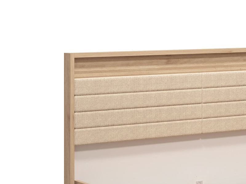 Beds Modena 180 11013685 180*200  Oak/Off White (Limited 3 Months Warranty)