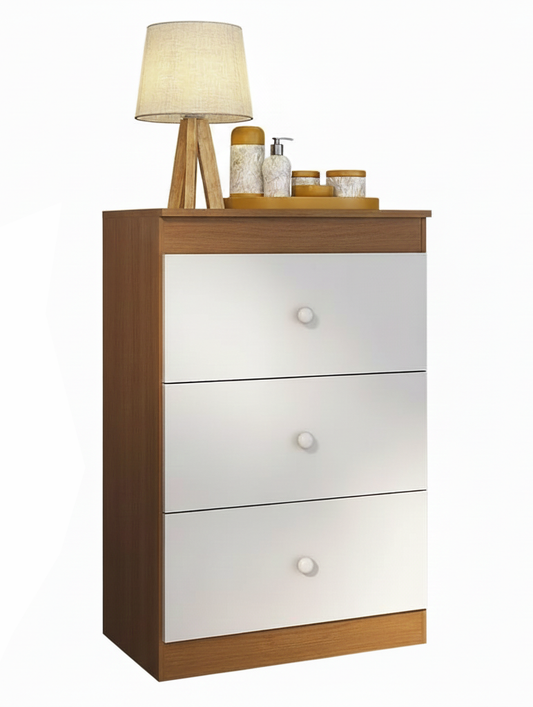 Commode Mp2676 3 Drawers  92*60*38.5Cm Wooden/White  (Limited 3 Months Warranty)