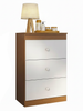 Commode Mp2676 3 Drawers  92*60*38.5Cm Wooden/White  (Limited 3 Months Warranty)