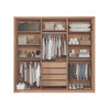 Wardrobe Genova 165212E 6 Doors  Wood/Terracota  (Limited 3 Months Warranty)