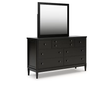DRESSER + MIRROR POERTDOWN B771-31/36