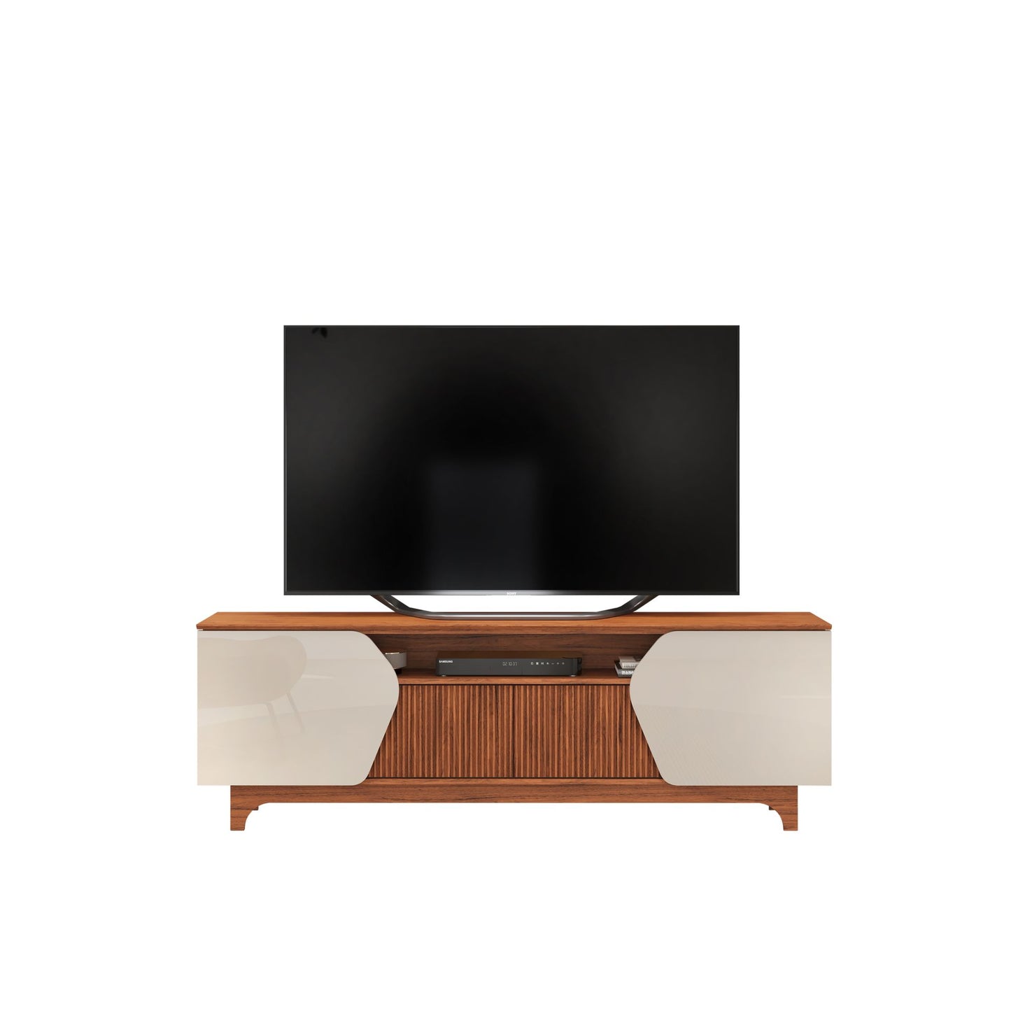 Tv Stand Helo 36243227 Up To 75  183*61*38.5Cm Off White/Freijo  (Limited 3 Months Warranty)