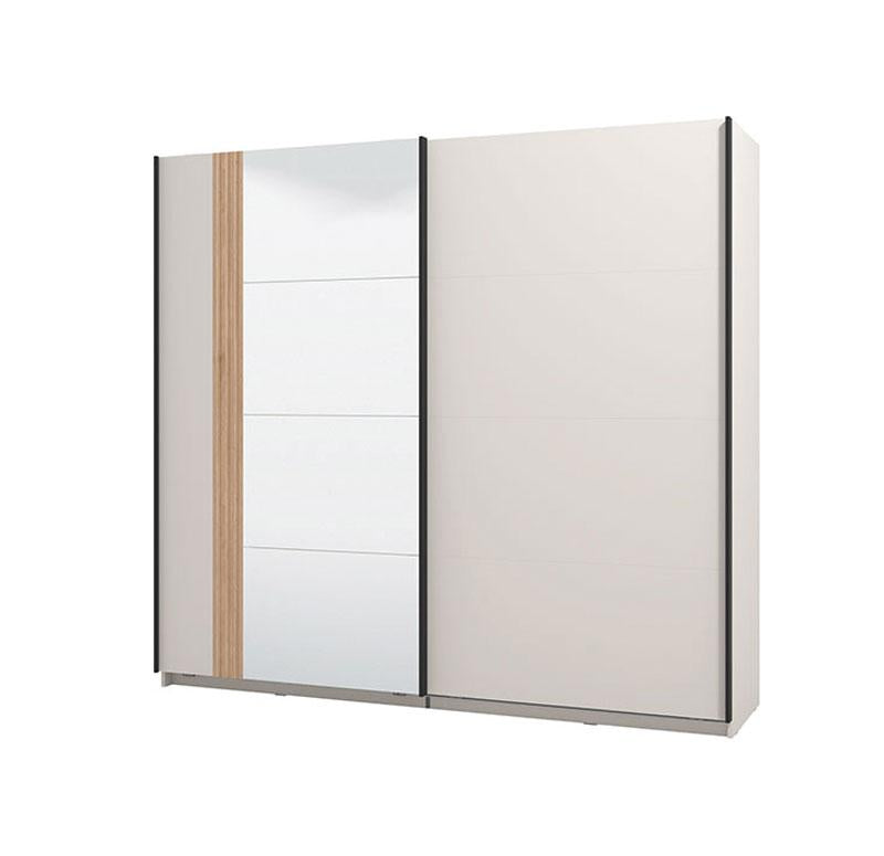 Wardrobe Belfort 220 Og 2 Sliding Doors  220*62*205Cm Off White  (Limited 3 Months Warranty)