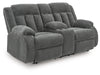 SOFA DBL REC PWR LOVESEAT W CONSOLE GREELY BEND 2140596