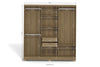 Wardrobe E530-Ng 6 Pts + 2 Tirs  217*202*47Cm Nogueira  (Limited 3 Months Warranty)