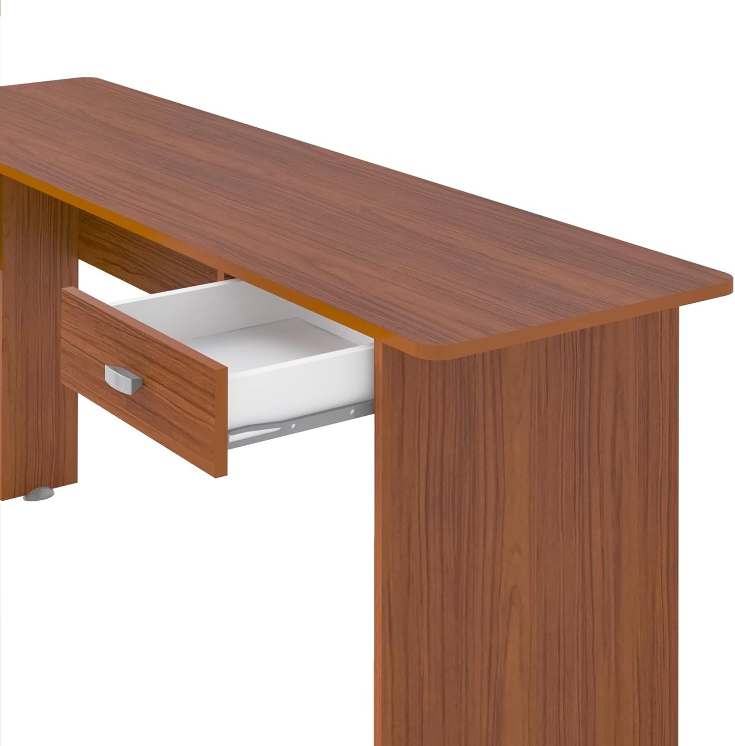 Office Table Cannes 4515 L Shape Desk With 1 Drawer Limited3 Months Warranty 150*165*73Cm Cedar