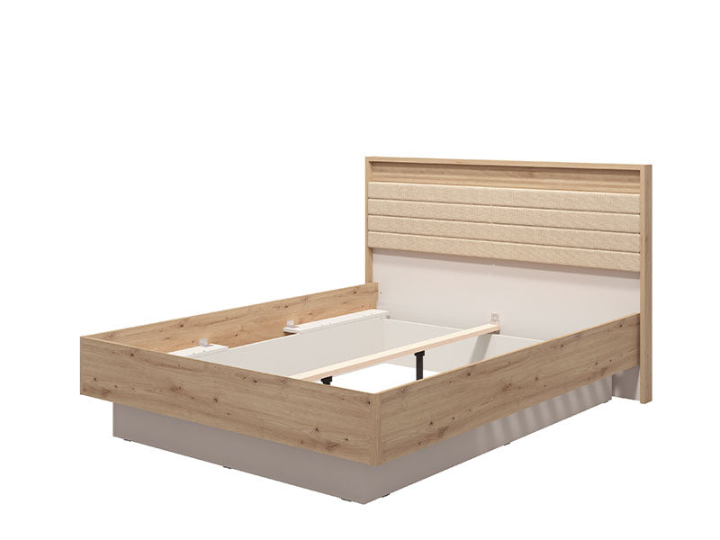 Beds Modena 180 11013685 180*200  Oak/Off White (Limited 3 Months Warranty)