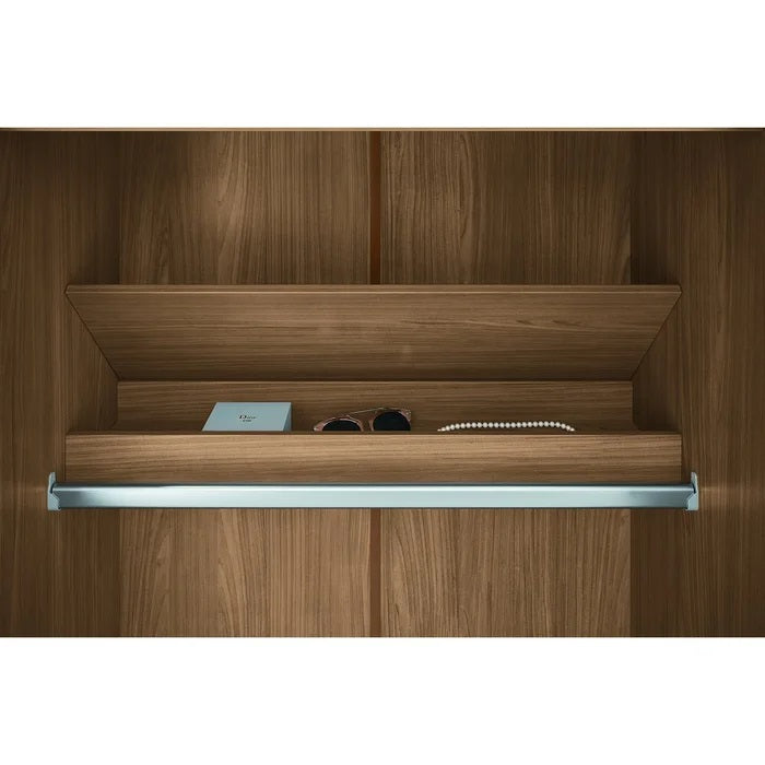 Wardrobe Buriti 162448P 4 Doors  Jatoba/Grafite  (Limited 3 Months Warranty)