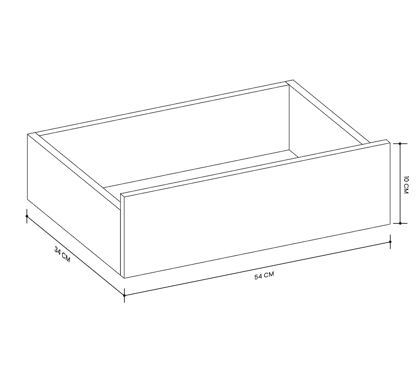 Commode New Veneza 233-135 5 Drawers  63*151*40Cm White  (Limited 3 Months Warranty)