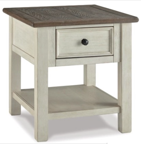 COFFEE TABLE BOLANBURG RECTANGULAR END TABLE T637-3 63.5CM*60.9CM*68.5CM