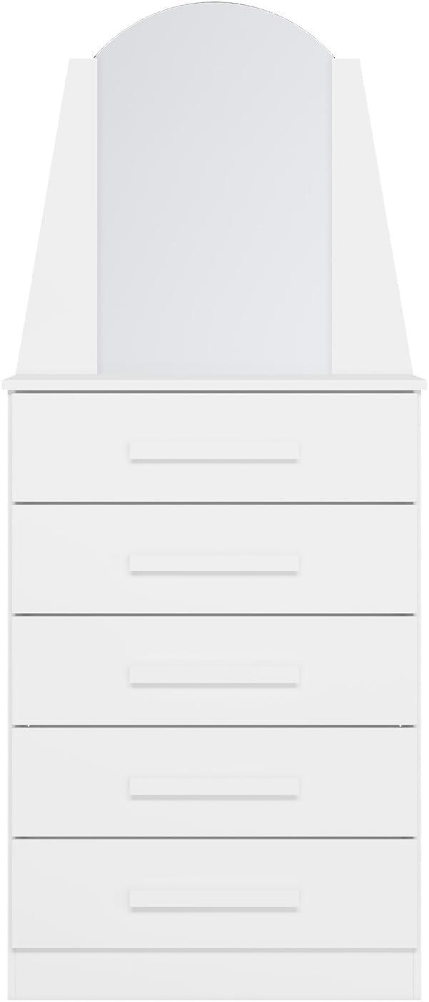 Commode New Veneza 233-135 5 Drawers  63*151*40Cm White  (Limited 3 Months Warranty)