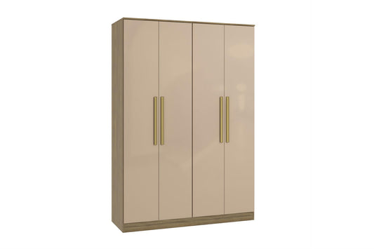 Wardrobe N536-Ngmc 4 Doors With 2 Drawers  230*158*56Cm Ngmc (Limited 3 Months Warranty)