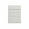 Commode 2661 4 Drawers  85.5*61*38.5Cm White  (Limited 3 Months Warranty)