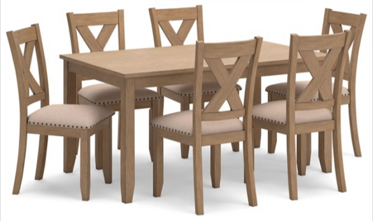 DINING SET SANBRIAR RECT DRM TABLE SET