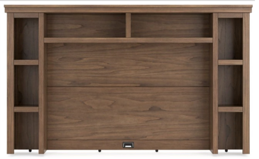 TV STAND BOARDERNEST TV STAND HUTCH W738-78H 129.5CM*215.9CM*30.4CM BROWN