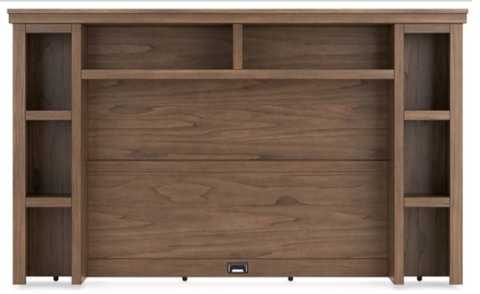 TV STAND BOARDERNEST TV STAND HUTCH W738-78H 129.5CM*215.9CM*30.4CM BROWN