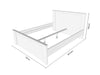 Beds Kent Super Queen 99.5Cm*167.0Cm*207.5Cm