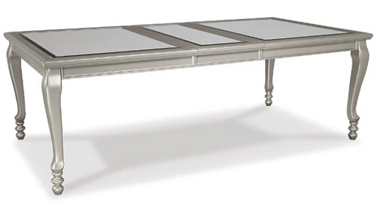 DINING TABLE CORALAYNE RECT DINING ROOM EXT TABLE  D650-35 75.5CM*114.6CM*223.8CM SILVER