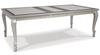 DINING TABLE CORALAYNE RECT DINING ROOM EXT TABLE  D650-35 75.5CM*114.6CM*223.8CM SILVER
