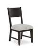 Dining DINING UPH SIDE CHAIR (2/CN) Westonfort D612-01