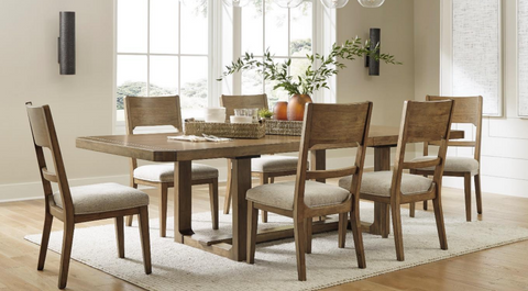 DINING TABLE CABALYNN (1 TABLE + 10 CHAIRS) PACKAGE