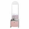 Night Stand Ternura 2969A With Mirror Panel  White/Pink/Grey  (Limited 3 Months Warranty)