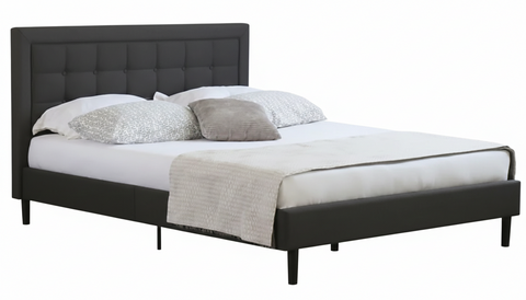 Beds Sf1052 1009-30 Linen 160*200  Dark Grey (Limited 3 Months Warranty)