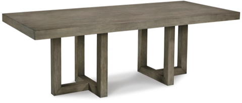 DINING TABLE RECTANGULAR DINING ROOM TABLE ANIBECCA D970-25 76.5CM*228.9CM*101.6CM