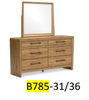 DRESSER TAKSTON B785-31 93.3CM*174.3CM*50.1CM WOOD TONE